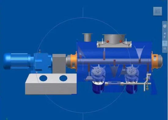 드럼형 쟁기 전단 세제 분말 믹서 기계(LDH) 시멘트/퍼티/건조 모르타르/석회 분말/착색/화학/조미료 분말 믹서 블렌더 기계